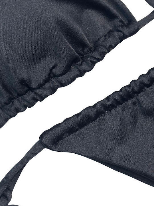Set Bikini Triangle with Light Padding Black