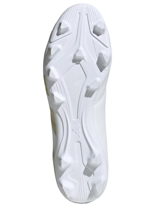 adidas Predator Club FxG Ποδοσφαιρικά Παπούτσια με Τάπες Λευκά adidas Predator Club FxG Ποδοσφαιρικά Παπούτσια με Τάπες Λευκά