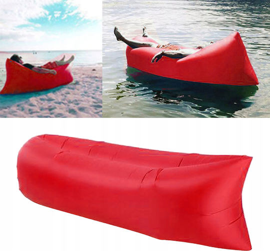 Korbi Aufblasbares Lazy Bag Rotes 190cm