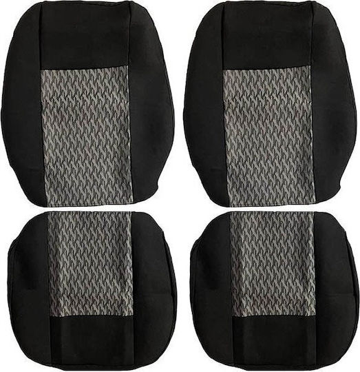 Deluxeboss Car Cover Set 4pcs Black