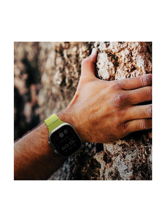 Uniq Λουράκι Δερμάτινο με Pin Πράσινο (Apple Watch 38/40/41/42mm)
