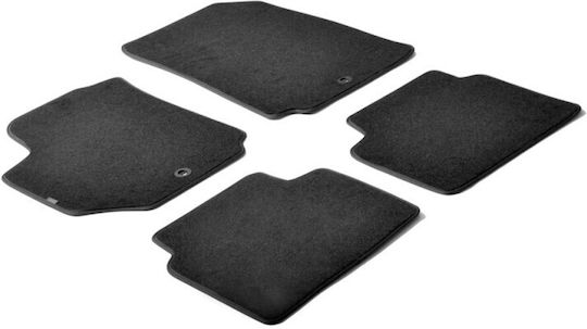 Lampa Set of Front and Rear Mats 4pcs for Fiat Croma 2011+ Black
