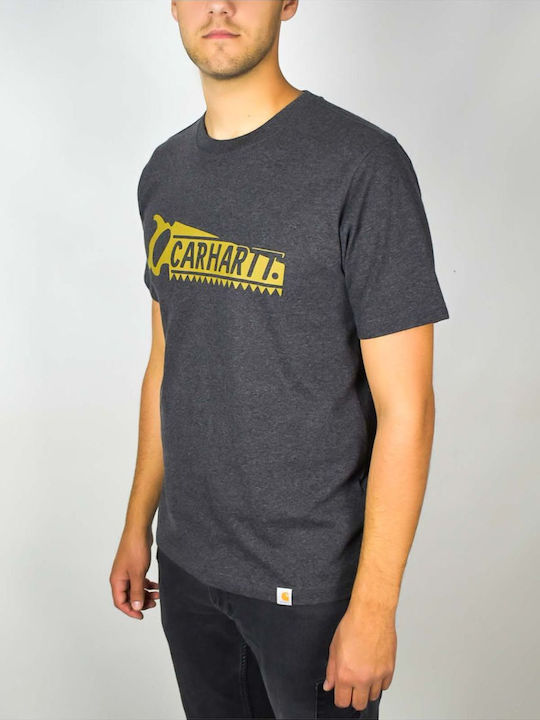 Carhartt T-shirt Bărbătesc cu Mânecă Scurtă Carbon Heather (grey)