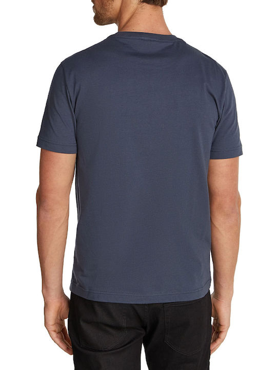 Calvin Klein T-shirt Bărbătesc cu Mânecă Scurtă BLUE