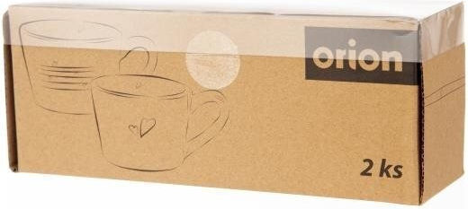 Orion Becher Keramik Weiß 230ml 2Stück