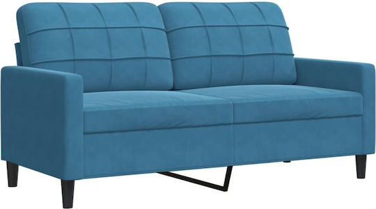Living Room Furniture Set 3-Seater & 2-Seater Blue