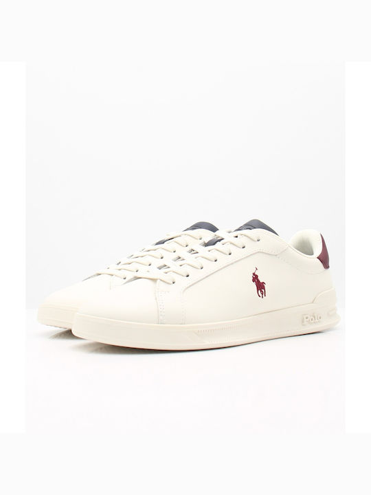 Ralph Lauren Sneakers White / Navy / Wine