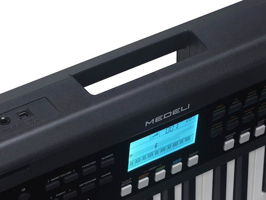 Medeli Tastatur MK61 mit Tasten Schwarz