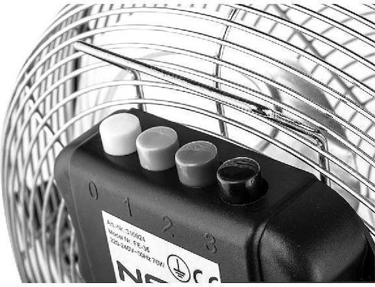 Neo Tools Ανεμιστήρας Δαπέδου 50W Διαμέτρου 30cm Ασημί