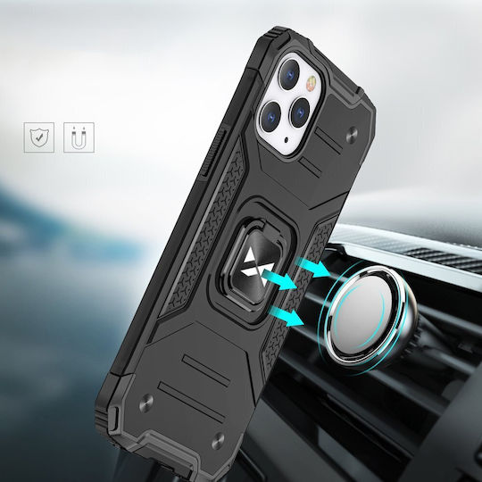 Wozinsky Ring Armor Back Cover Πλαστικό Μπλε (iPhone 12 / 12 Pro)