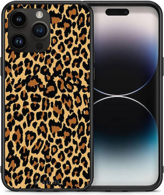 Smartfits Animal Leopard Umschlag Rückseite Orange (iPhone 14 Pro Max)