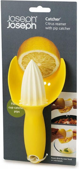 Joseph Joseph Catcher Hand Juicer Lemon made of Plastic in Yellow Color