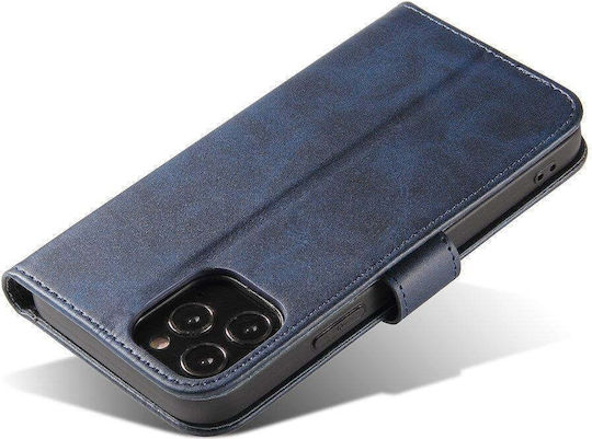 Hurtel Magnet Elegant Book Piele artificială Albastru (Redmi Note 9T)