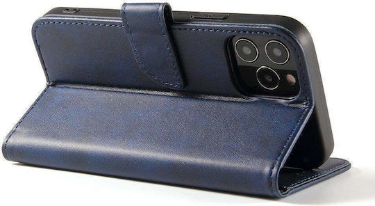 Hurtel Magnet Elegant Book Piele artificială Albastru (Redmi Note 9T)