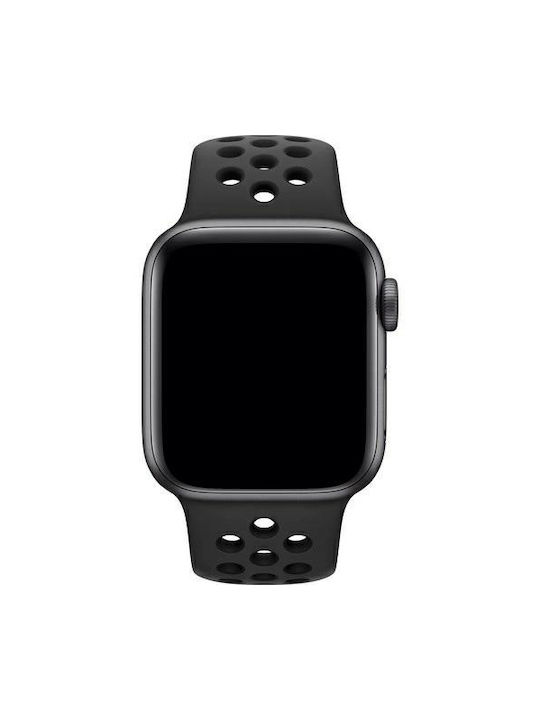 Apple Nike Sport Band Armband Silikon mit Pin Schwarz (Apple Watch 38/40/41/42mm) MX8C2ZM/A