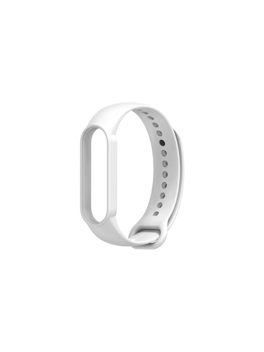 Λουράκι Σιλικόνης Λευκό (Mi Band 3/Mi Smart Band 4)