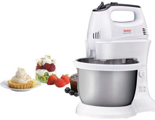 Tefal Mixer mit Edelstahlbehälter 3.5Es Weiß 300W