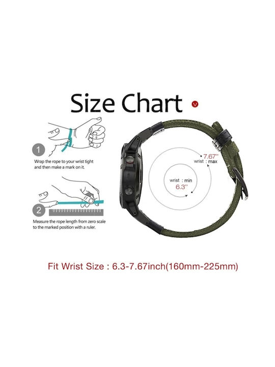 Leather Nylon Каишка Кожа Кафяв (Amazfit T-Rex)