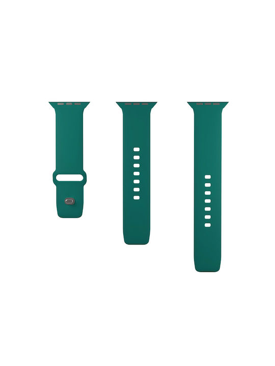 Puro Icon Strap Silicone Green (Apple Watch 38/40/41mm)