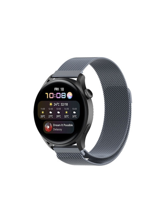 Stainless Steel Milanese Armband Silber (Amazfit Stratos 2s/3) Stainless Steel Milanese Armband Silber (Amazfit Stratos 2s/3)