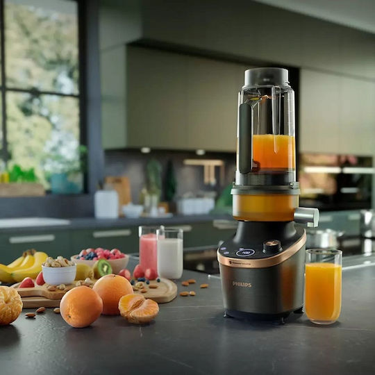 Philips Flip & Juice Μπλέντερ με Κανάτα Tritan 2 lt 1500W Γκρι
