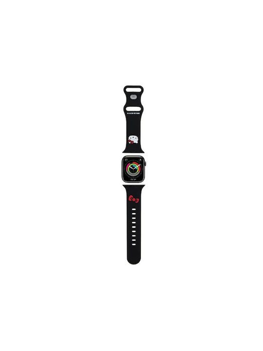 Hello Kitty Λουράκι Μαύρο (Apple Watch 38/40/41/42mm)