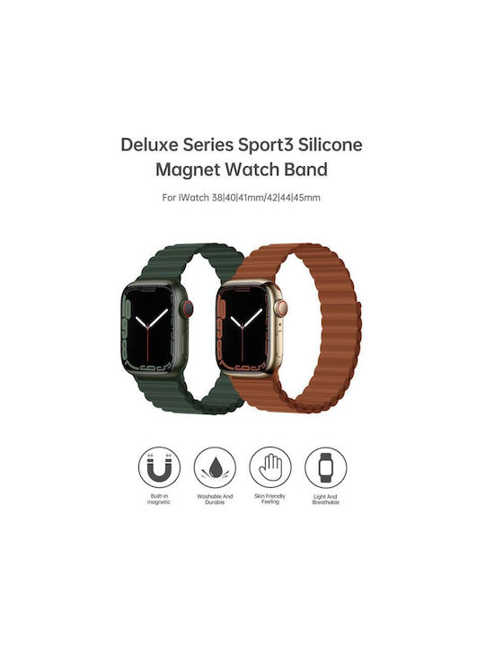 Devia Sport3 Strap Silicone Black (Apple Watch 38/40/41/42mm) 286600