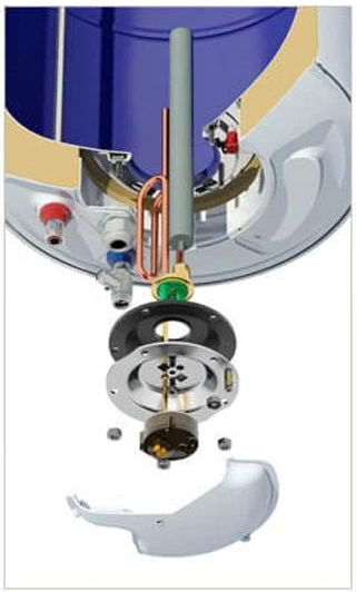 Forte Horizontal Glass Water Heater 20lt 3kW