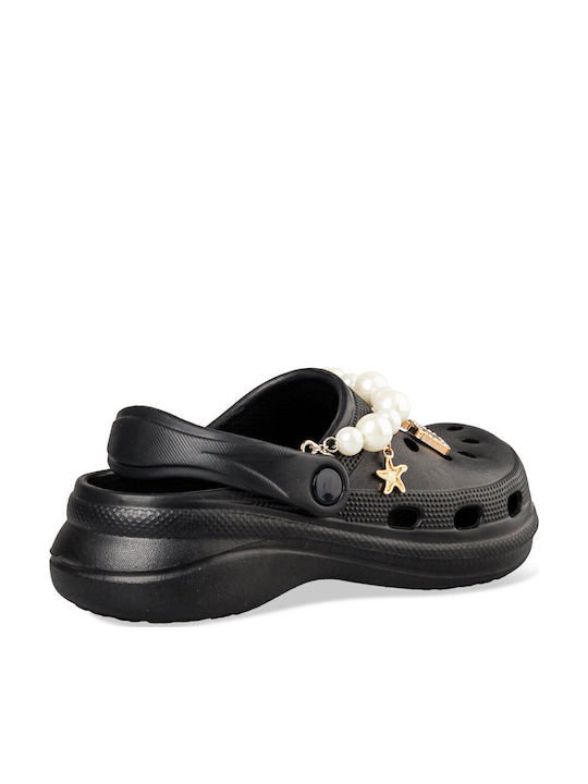 Envie Shoes Haven Damen Clogs Schwarz