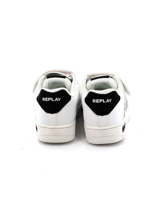 Kids Sneakers with Scratch White