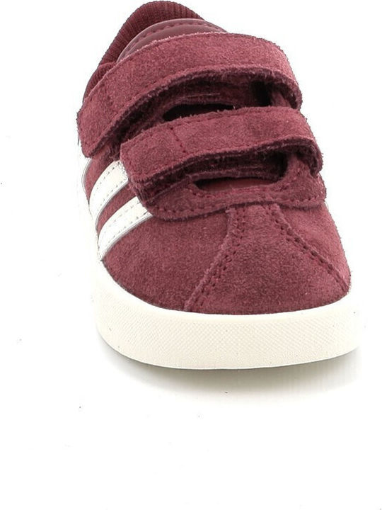 VL Court 3.0 Cf I Adidași Copii Cu Închidere Hoop & Loop Burgundy