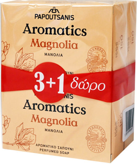 Papoutsanis Сапунени Блокчета Magnolia 4x100гр