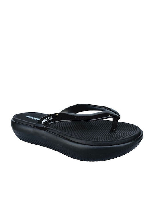 Jomix Women's Flip Flops Black