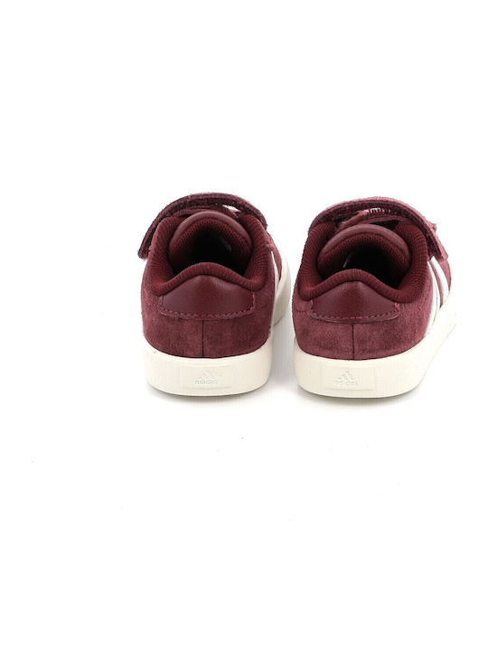 VL Court 3.0 Cf I Adidași Copii Cu Închidere Hoop & Loop Burgundy