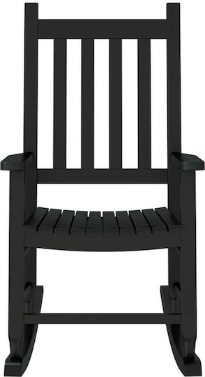 Armchair Black 49x66.5x85.5cm