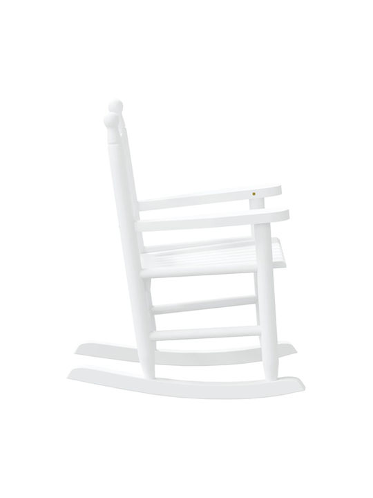 Kids Armchair White 36x46.5x57cm