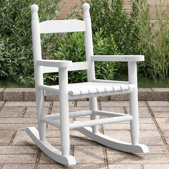 Kids Armchair White 36x46.5x57cm
