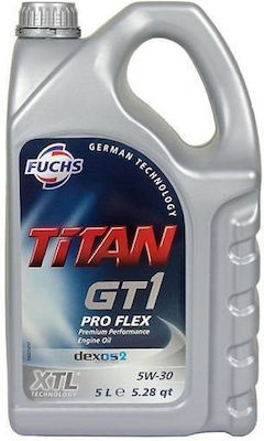 Fuchs Titan GT1 Pro 2290 Car Lubricant 5W-30 C2 5lt for Diesel Engine