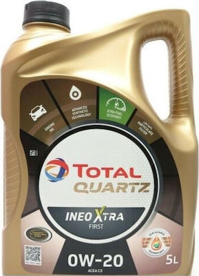 Total Ημισυνθετικό Λάδι Αυτοκινήτου Quartz Ineo Xtra First 0W-20 5lt