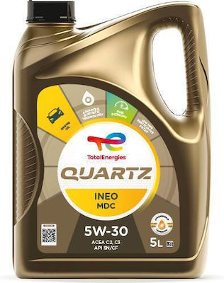 Total Συνθετικό Λάδι Αυτοκινήτου Quartz Ineo MDC 5W-30 5lt