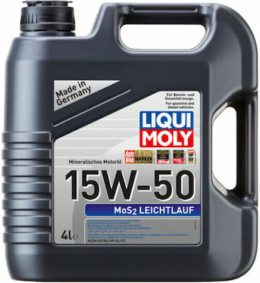 Liqui Moly Super Low Friction MoS2 Car Lubricant 15W-50 4lt