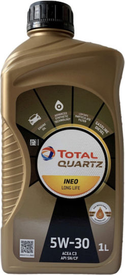 Total Quartz Ineo Long LIfe Συνθετικό Λάδι Αυτοκινήτου 5W-30 1lt