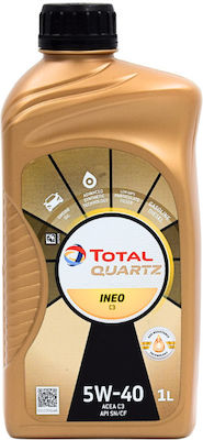 Total Συνθετικό Λάδι Αυτοκινήτου Quartz Ineo 5W-40 C3 1lt