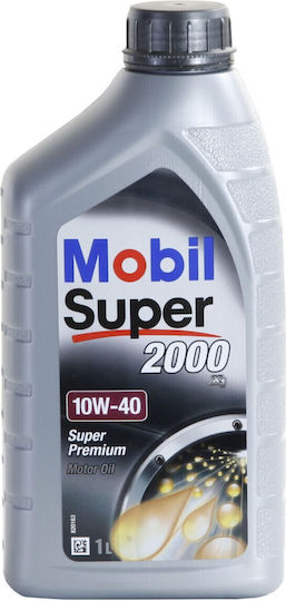 Mobil Super 2000 X1 Полусинтетичен Масло за Автомобили 10W-40 1лт