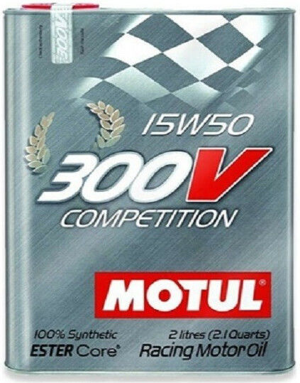Motul 300V Competition Синтетичен Масло за Автомобили 15W-50 2лт