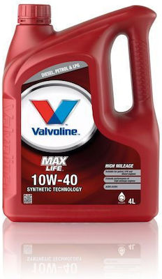 Valvoline Συνθετικό Λάδι Αυτοκινήτου Maxlife 10W-40 B4 4lt