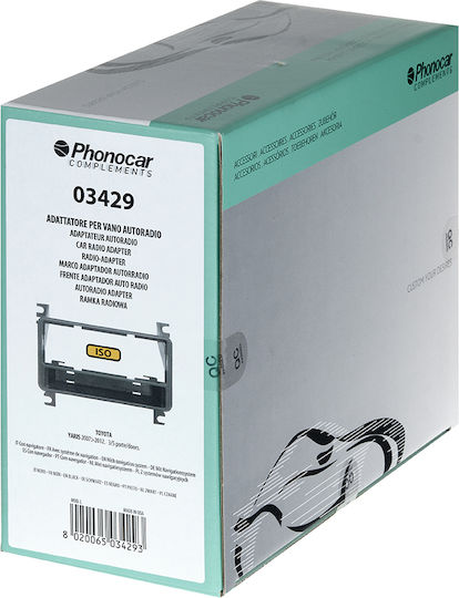 Phonocar Πρόσοψη 2 Din για Toyota Yaris 2007-2012
