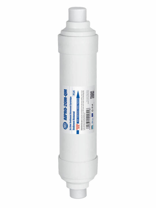 Aqua Filter Ανταλλακτικό Φίλτρο Νερού Κάτω Πάγκου από Ενεργό Άνθρακα 12" Excito-B-CLR-CRT 4τμχ