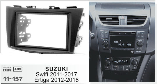 CARAV Industries Inc. DIN Fascia Panels 2 Din for Ford C-Max / Focus 2011 2018