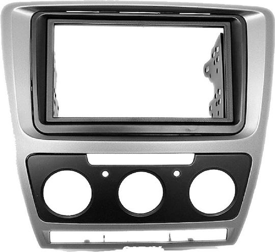 DIN Fascia Panels 2 Din for Skoda Octavia 2004 - 2013 with Manual Air Conditioning for Skoda Octavia 2004 2013